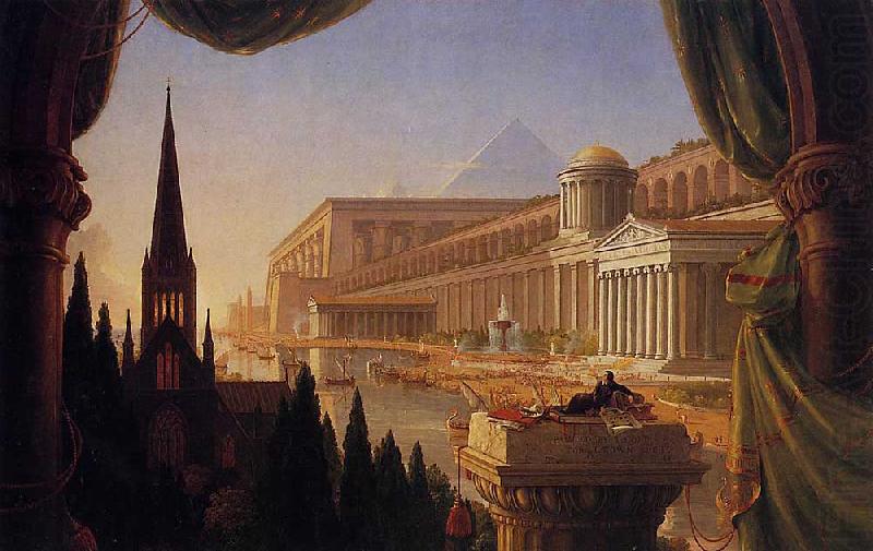 Thomas Cole The Architects Dream china oil painting image